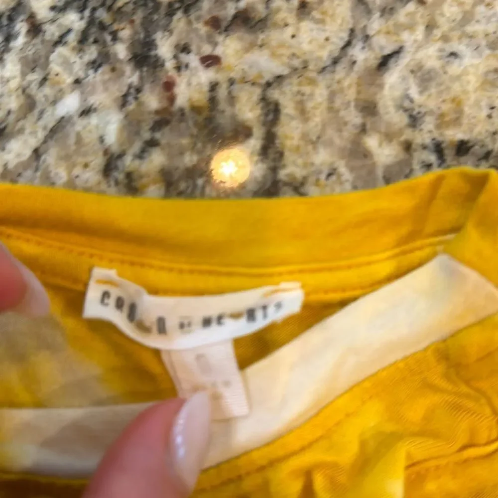 Kids Yellow Tie-Dye Tank Top